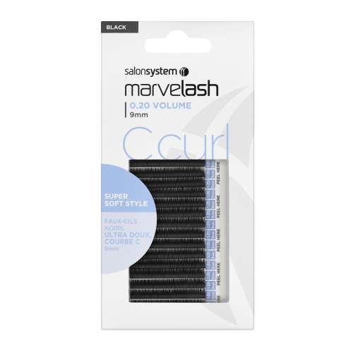 Salon System - Marvelash Black C Curl Lashes