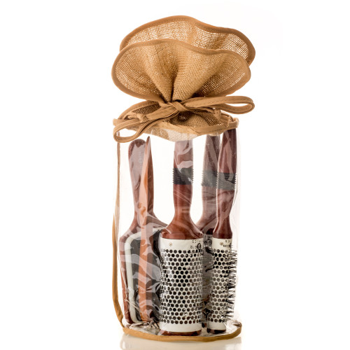 Head Jog Wood Ceramic Brush Set