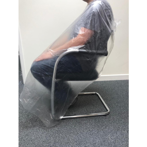 P-Agenda Disposables - Salon Gown - Clear (Pack of 100)