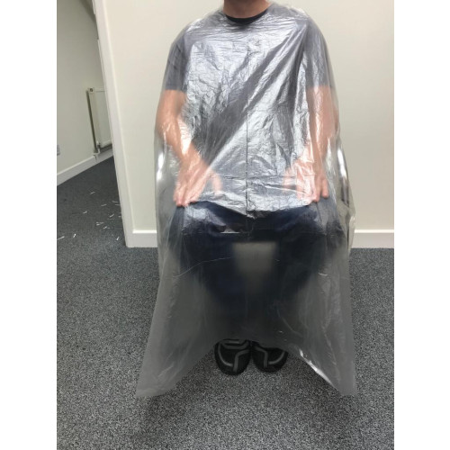 Agenda Disposables - Salon Gown - Clear (Pack Of 50)