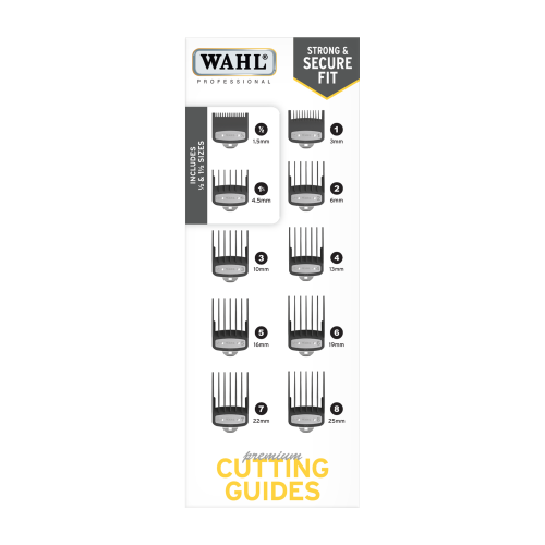 Premium Comb Set 1-8, 0.5 & 1.5 For Taper Clippers In Caddy