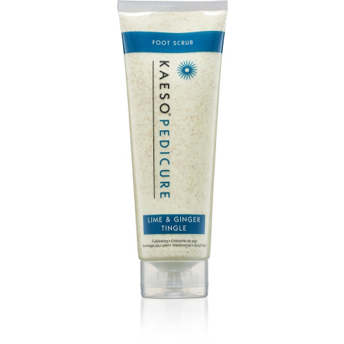 kaeso lime and ginger tingle foot scrub