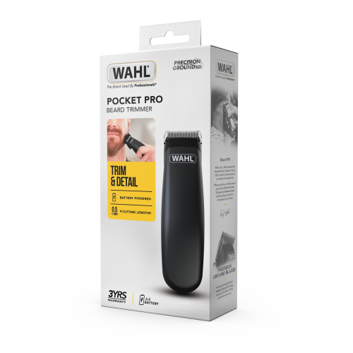 Pocket Pro Battery Trimmer- Black Rubberised