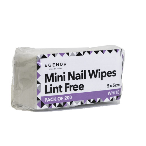 Agenda Mini Lint Free Nail Wipes (Pack of 200)