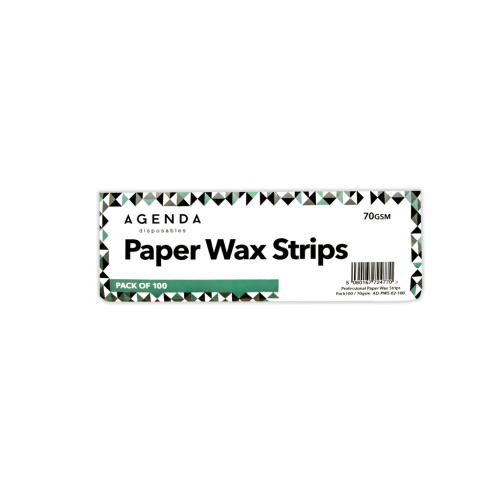 Agenda White Paper Wax Strips (Pack of 100)