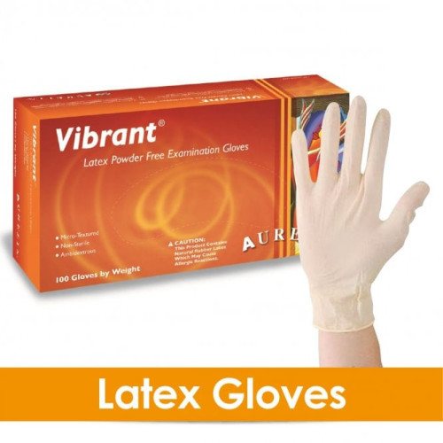 Aurelia Vibrant - Latex Powder Free Gloves