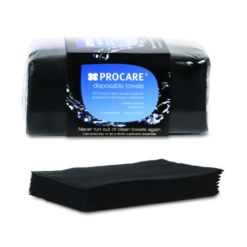 Procare - Disposable Towels Black