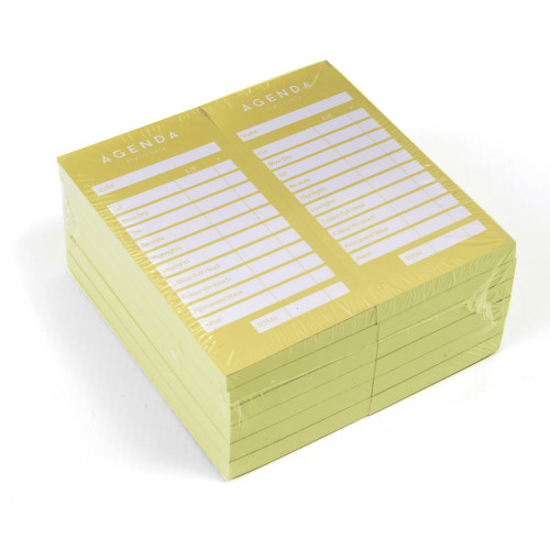 agenda check pads pack of 12