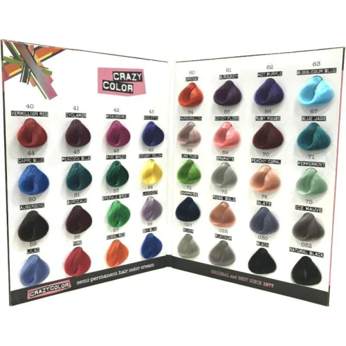 Crazy Colour Shade Chart