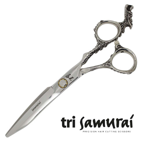 Samurai Scissors Dragon Decorated 6"