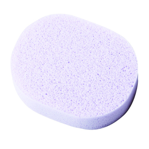 Pva Purple Mask Removing Sponge - Oval 9Cm X 12Cm