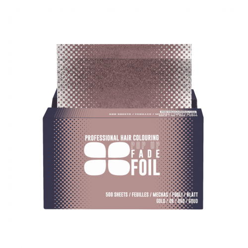 Procare Embossed Rose Gold Fade Hair Foil Pop Up Sheets 130Mm X 280Mm X 500 Sheets