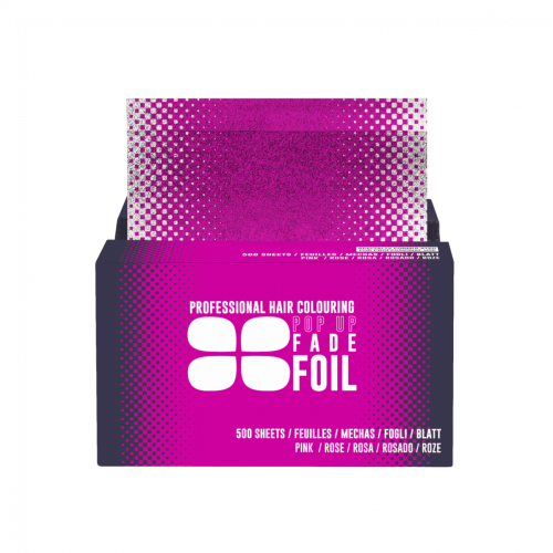 Procare Embossed Pink Fade Hair Foil Pop Up Sheets 130Mm X 280Mm X 500 Sheets