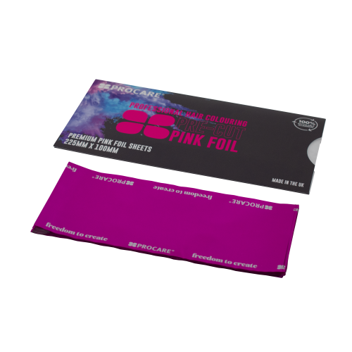 Procare - Large Precut Pink Foils 225Mm X 100Mm