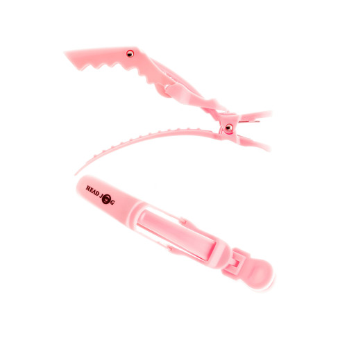 Head Jog Dino Klipz Pink (Box Of 4)