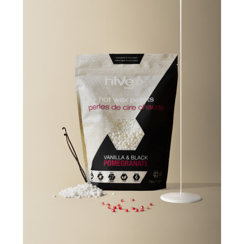 Hive Vanilla and Black Pomegranate Hot Wax Pellets