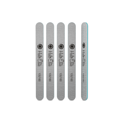 Halo - Elite Zebra Straight File 100/180 - 5 Pack