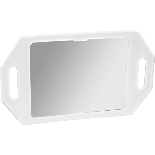Kodo Two Handed Mirror - White