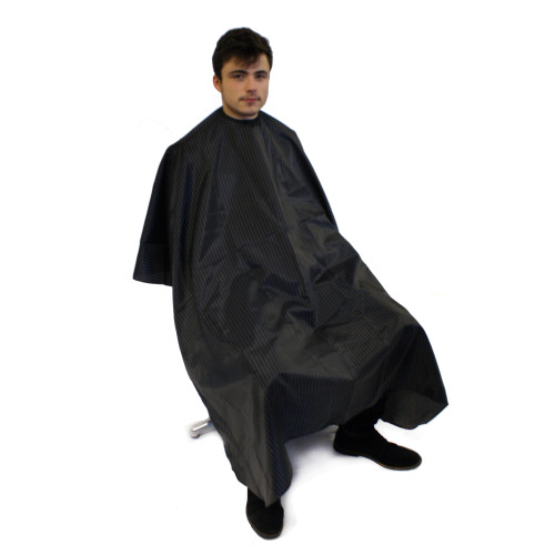 Barber Pinstripe Gown Black