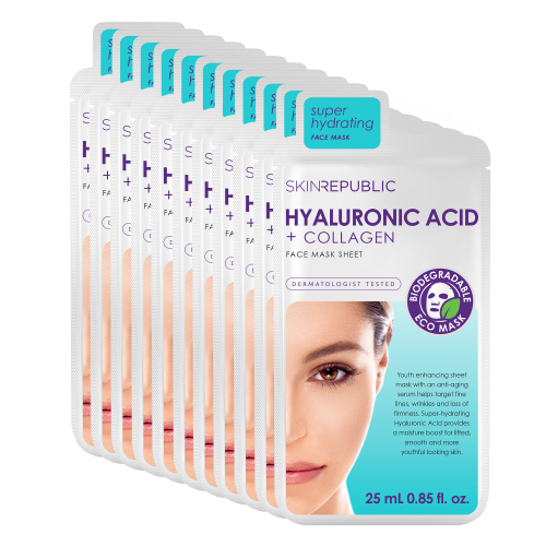 Hyaluronic Acid + Collagen Face Mask 25Ml