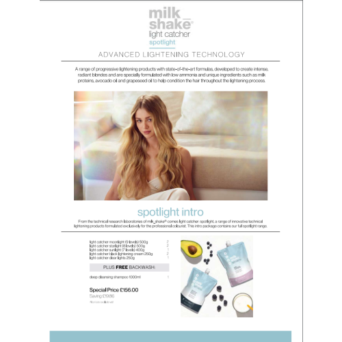 Milkshake Spotlight Lightening Intro