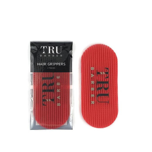 Trubarber Hair Grippers - Red/Black