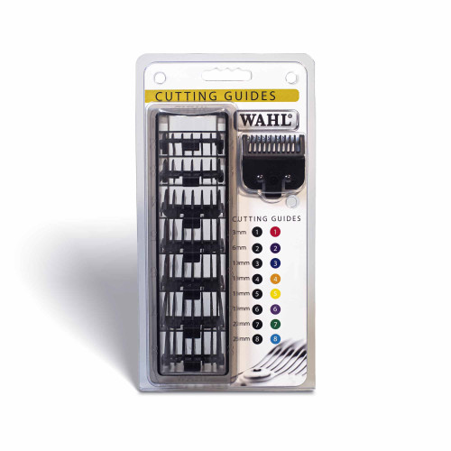 Comb Set 1-8 Black For Taper Clippers In Caddy