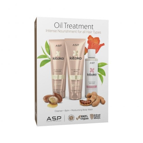 Kitoko Oil Cleanser, Balm & Body Wash Gift Pack