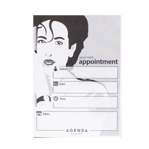 agenda appointment cards 2 colours