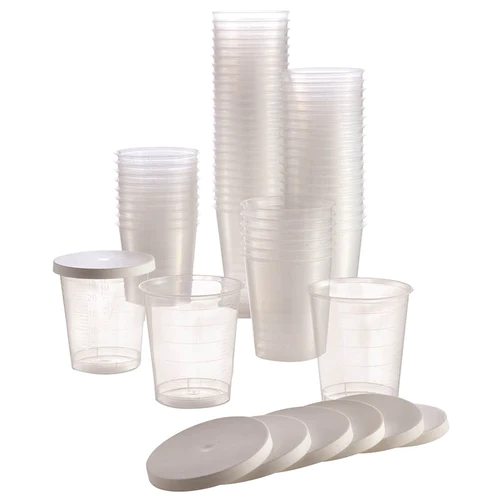 Disposable Cups With Lids 500Pc 30Ml