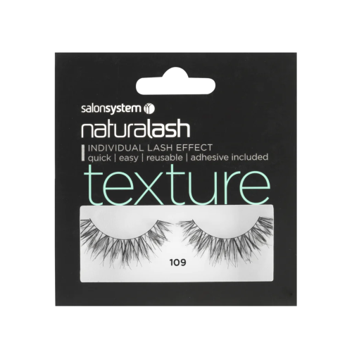 texture black lashes