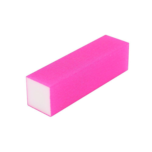The Edge - Sanding Blocks 100/100 - 4 Sided (White & Neon Pink) Single