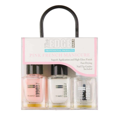 The Edge - Natural French Manicure Set Pink