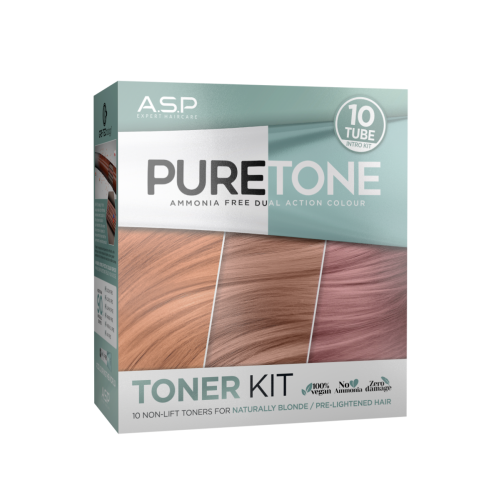 ASP Pure Tone Salon 10 Tube Trial TONER Kit