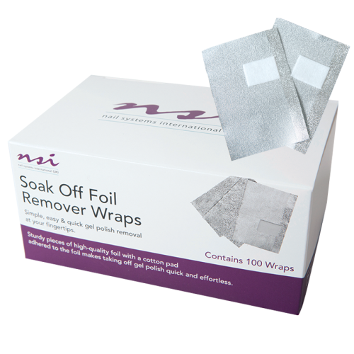 Nsi New Soak Off Foil Remover Wraps 100 Pack