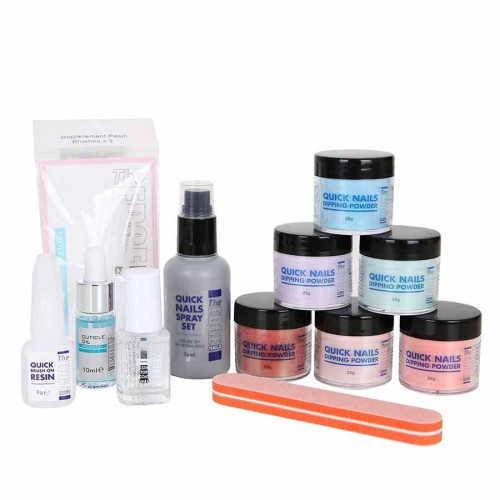 Quick Nail Coloured Acrylic Dipping Kit