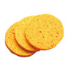 Cosmetic Cellulose Yellow Sponges (3) - Round 7Cm