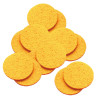 Cellulose Yellow Mask Removing Sponges (12) - Round 10Cm