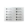 Halo - Elite White Blocks 120 Grit - 10 Pack