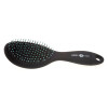 Head Jog 03 - Oval Paddle With Brush Cleaner - Black