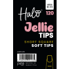 Halo Jellie Nail Tips Short Square 120 Pack (Size 0-11)