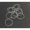 Elastic Bands Clear 15Mm (300Pcs)