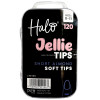 Halo Jellie Nail Tips Almond Short 120 Pack (Size 0-11)
